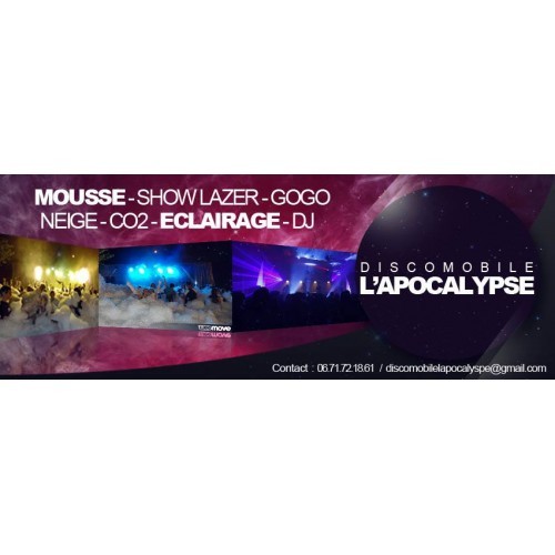 DISCOMOBILE L'APOCALYSPE Cahors, discomobile, dj, fêtes et soirées mousses à Cahors